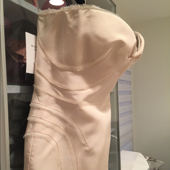 SOLD Zac Posen Runway Couture Ivory Silk Gown 4 - Picture 8 of 8